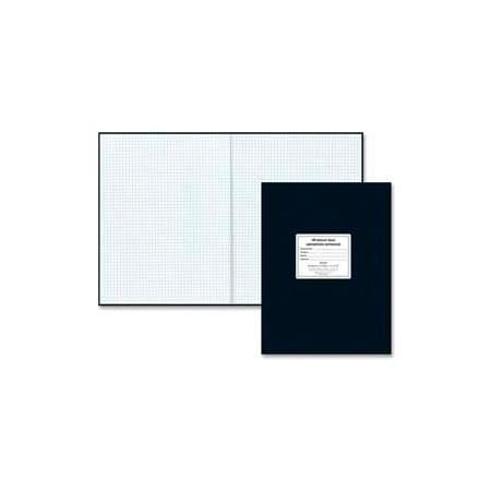Rediform Rediform National Laboratory Notebook, 8-1/2in x 11in, Quad Ruled, Black Cover, 60 Sheets/Pad 43591